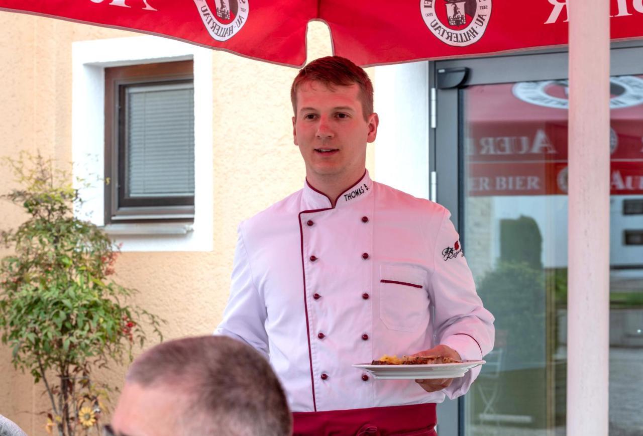 Hotel Gasthof Rosenwirt Au in der Hallertau Kültér fotó